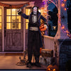 6 FT Animated Halloween Vampire Pirate Decoration with Pop-up Head