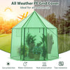 Lucktree 6.5 x 5.7 x 6.3 FT Greenhouse Portable Walk in Outdoor Hot House Tent