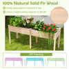 73"x23"x30" Elevated Wood Planter Box with Legs