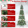 Lucktree Pre-Lit Christmas Tree with 8 Lighting Modes