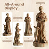 Lucktree 24.5'' St. Francis Garden Statue with Bird Feeder