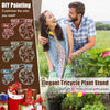 Lucktree Metal Bicycle Planter