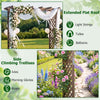 Lucktree 85" Wood Garden Arch Trellis with Flat Top for Climbing Plants