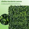 Lucktree Artificial Boxwood Hedge Wall, Faux Grass Wall with PE Leaves and Aluminum Frame