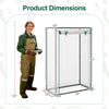 Lucktree Portable Mini Greenhouse with Roll-Up Zippered Door