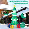 Lucktree 6 FT Inflatable Christmas Tree, Blow up Christmas Tree with 3 Gift Boxes, Self Inflating X-mas Tree with LED Lights