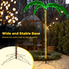 Lucktree 7.5 FT Lighted Palm Tree, Tropical Christmas Tree with 332 LED Lights