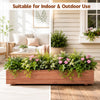 Raised Garden Bed Flower or Vegetable Planter (36" L X 7" W X 6.5" H)
