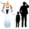 Lucktree Halloween Decorations, Halloween Inflatable Ghost With Led Lights