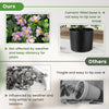 Lucktree Set of 2 Faux Potted Plants Artificial Shrubs Bushes with Flowers