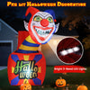 Lucktree 5 Ft Halloween Inflatable Clown, Blow up Circus Clown Box