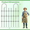 Lucktree Outdoor Garden Trellis for for Climbing Plants, 73” Tall Trellis w/Rustproof PE Coated Metal Pipes