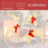 Lucktree 3 Pieces Lighted Christmas Reindeer Family Set