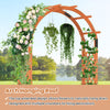 Lucktree 7.7FT Wooden Garden Arbor Trellis