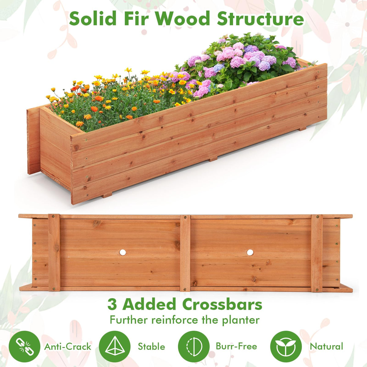 Lucktree Raised Garden Bed