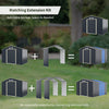 Storage Shed Extension Kit for 9 ft Sheds (9'X2.1')