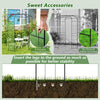 Lucktree Birdcage Shape Gazebo - 9.4' H x 6.8' W Metal Arch Trellis for Climbing Plants Clematis Vines