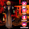 Lucktree 5.6FT Halloween Animated Standing Pumpkin Scarecrow