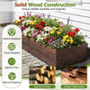 Lucktree 45" x 23" Fir Wood Raised Garden Bed (1/2)
