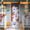 Lucktree 4 Ft Halloween Decorations Outdoor Stacked Ghosts, Free-Standing Cute Yard Decorations
