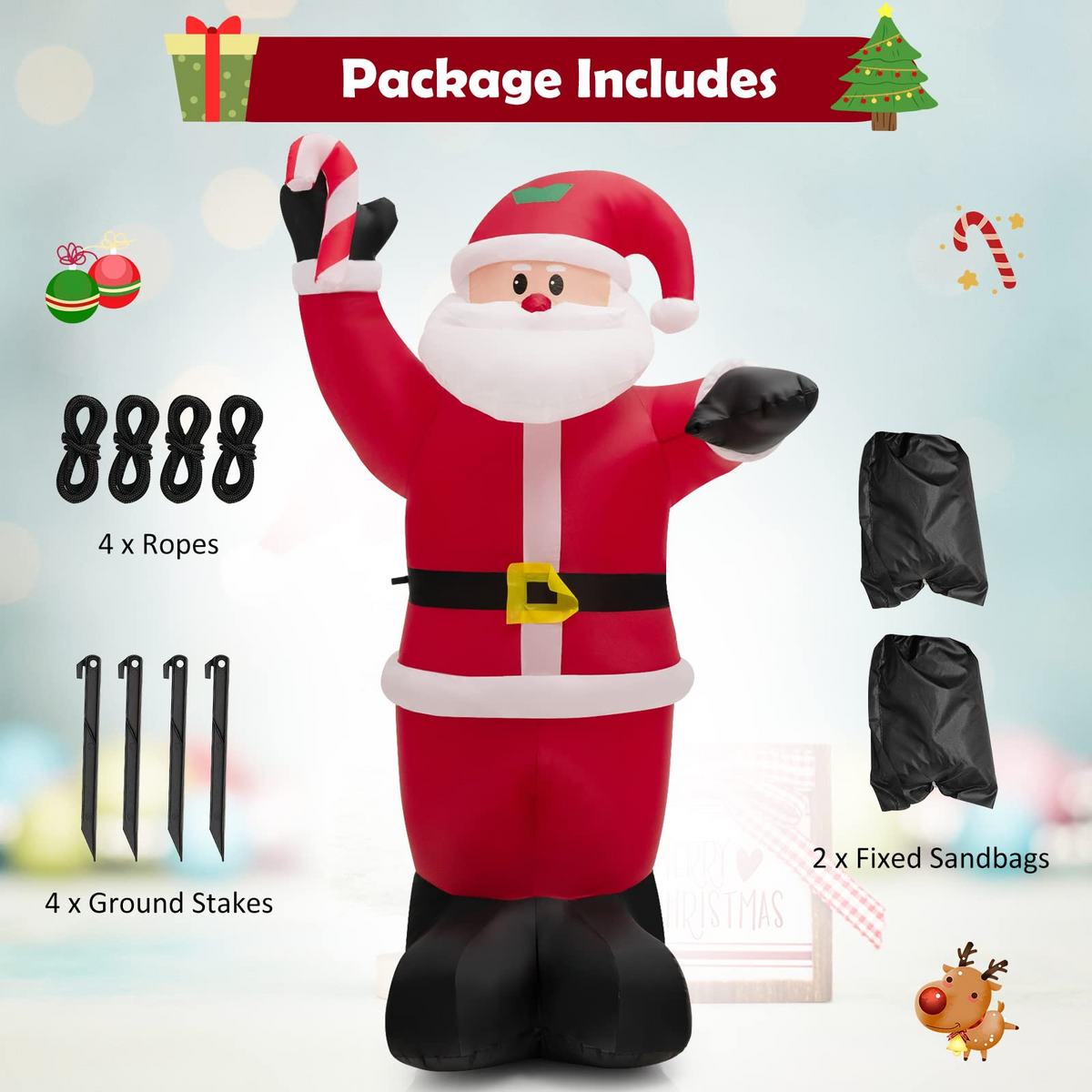 Lucktree Indoor & Outdoor Holiday Decor for Christmas Party