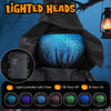 9.3 FT Outdoor Halloween Decoration Light Up Witch Stakes Set of 3