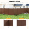 Lucktree Air Conditioner Fence 2/4 Panels - 48''W x 48''H Outdoor Privacy Screen with Upgraded Metal Stakes
