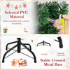 Lucktree 3 FT Pre-Lit Fiber Optic Christmas Tree with Slow-Flashing Multicolored Optical Fibers