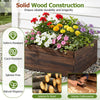 Lucktree 23" x 23" Square Wooden Raised Garden Bed (1/2)