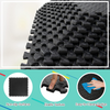 Lucktree 12 Tiles Exercise Flooring Mats with Border, Non-Slip EVA Foam Protective Mats