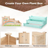 Lucktree 3-Tier Raised Garden Bed, Tiered Planter Box