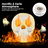 Lucktree Halloween Fire Pit Skull Ceramic