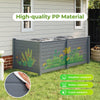 Lucktree No-Dig Air Conditioner Fence with Metal Stakes 48''W x 36''H