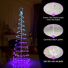 Lucktree 6 FT Spiral Christmas Tree, Outdoor Led Christmas Tree with 135 LED Lights - LucktreeUS