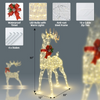 Lucktree Lighted Christmas Reindeer