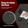 Lucktree 0.79" Thick Rubber Top Exercise Mat 48 Sq Ft