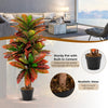 Lucktree Artificial Croton Palm Tree
