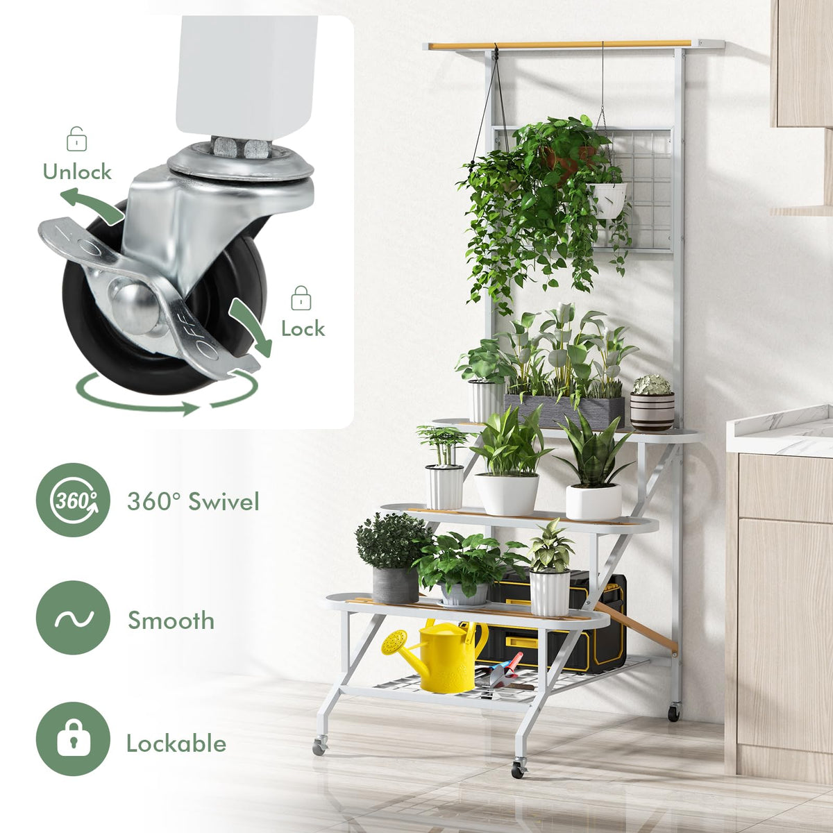 Lucktree Hanging Plant Stand Indoor