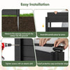 Lucktree Air Conditioner Fence 2 Panels - 48''W x 48''H Outdoor Privacy Screen with Upgraded Metal Stakes