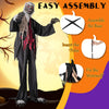 Lucktree 8.2 Ft Halloween Animatronics, Sound-Activated Werewolf with Light-up Eyes & Scary Sounds