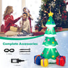 Lucktree 6 FT Inflatable Christmas Tree, Blow up Christmas Tree with 3 Gift Boxes, Self Inflating X-mas Tree with LED Lights