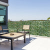 Artificial Hedges Faux Ivy Leaves Fence Decorative Trellis Privacy Fence Screen Mesh (59"x95")