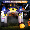 9FT/270 CM Halloween Inflatable Archway with LED Lights