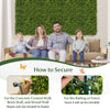 Lucktree 20" x 20" Artificial Boxwood Panels 12PCS, 33.3 Sq.ft Garden Privacy Fence Screen (Boxwood)
