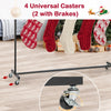 Lucktree 10-Hook Christmas Stocking Holder Stand on Wheels