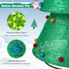 Lucktree 6.5 FT Pop-Up Lighted Christmas Tree, Artificial Xmas Tree with 200 Warm White LED Lights