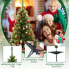 Lucktree 3ft Mini Artificial Christmas Tree, Unlit Green Holiday Tree with 116 Lifelike PVC Branch Tips