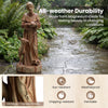 Lucktree 24.5'' St. Francis Garden Statue with Bird Feeder