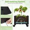 Lucktree 5FT Self-Watering Tall Raised Garden Bed w/Wheels