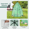 Lucktree Portable Walk-in Greenhouse - 5.5’x5.5’x6’ PE Cover, Roll-up Zippered Door, Window